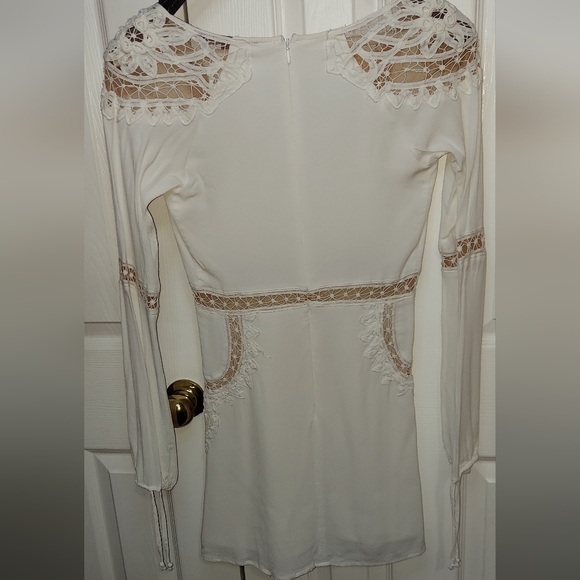 FL&L white dress size Small - Picture 3 of 6